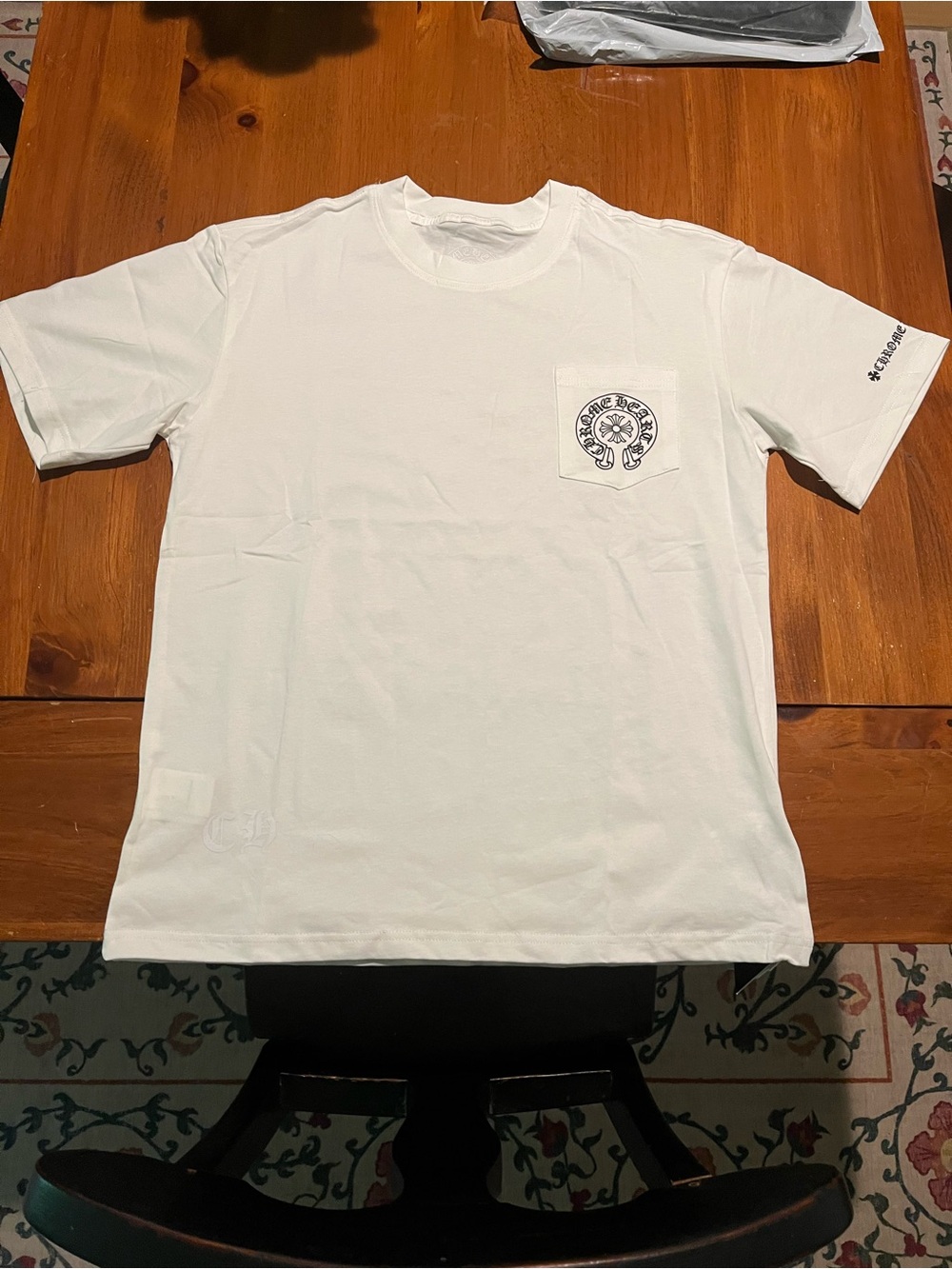 White Chrome Hearts T shirt Size M
